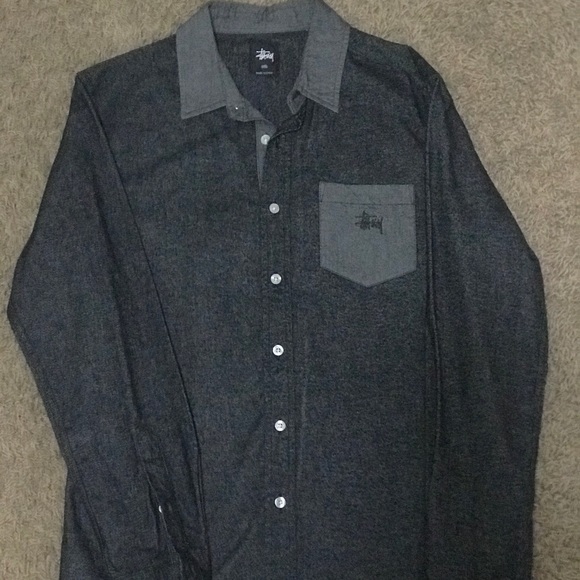 Stüssy Long Sleeve Button Down - Picture 3 of 4